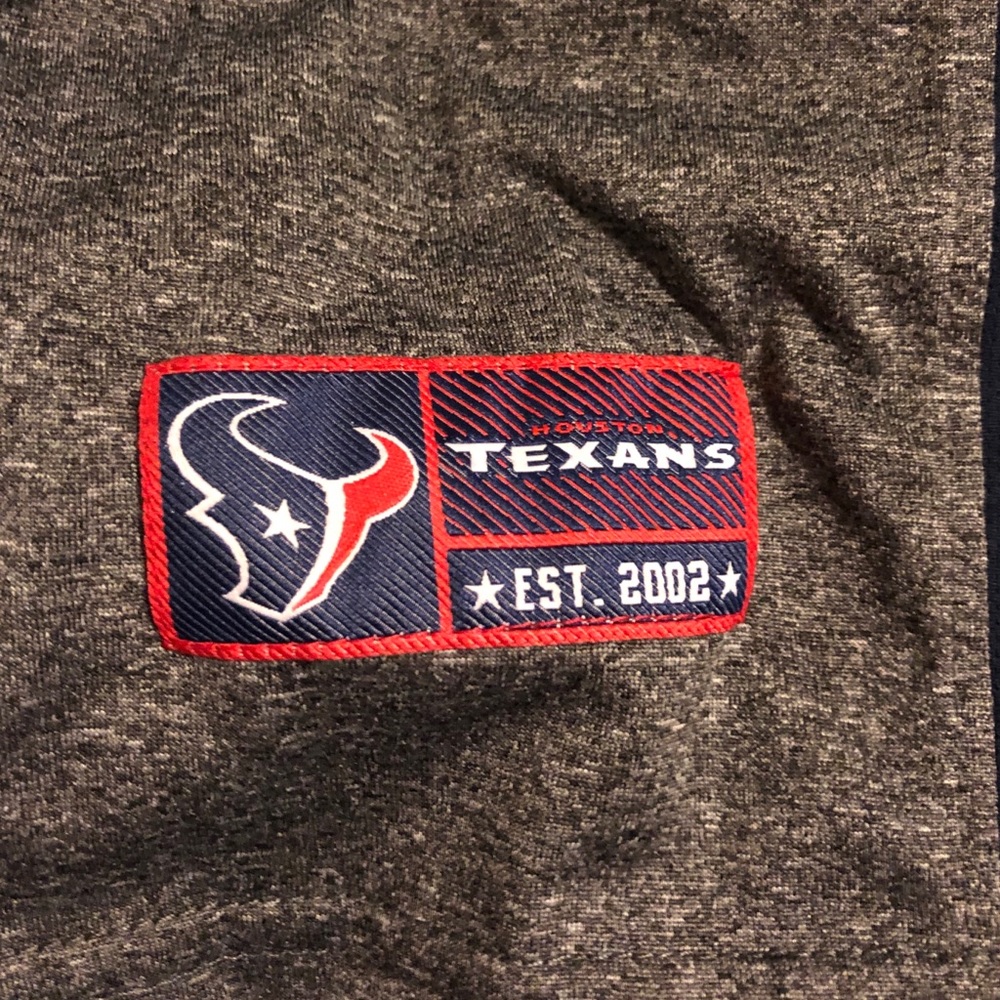 TEXANS FOOTBALL LONG SLEEVE FOOTBALL T SHIRT - Picture 3 of 5